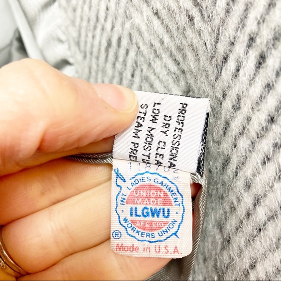 Pavilion petite grey and cream tweed wool coat - Picture 7 of 9